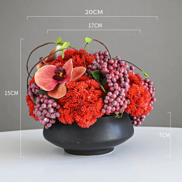 Chinese New Year Red Flower Arrangement