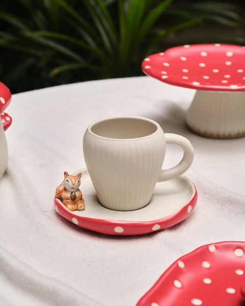 Kinoko Cup and Saucer