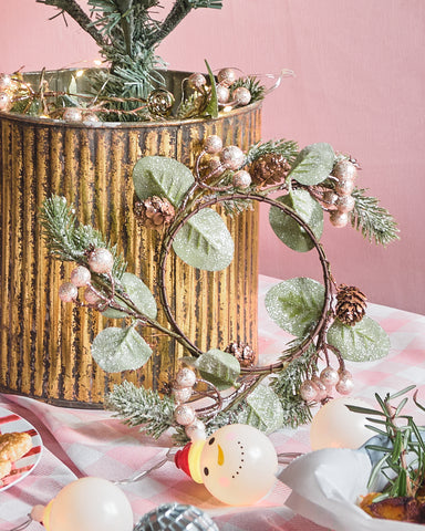 Xmas Pine Cone Wreath