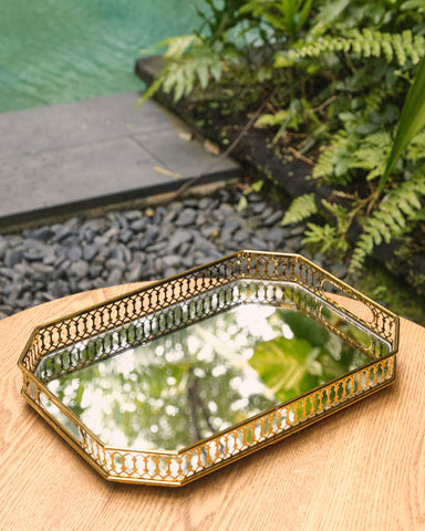 Marrakech Polygon Mirror Tray