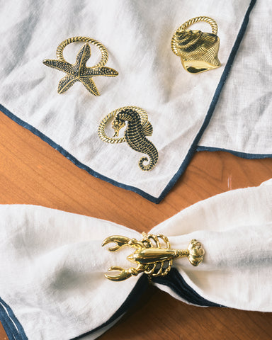 Ocean Napkin Ring - Set of 6