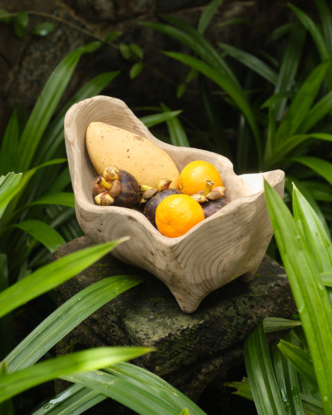 Palawan Raised Wooden Bowl