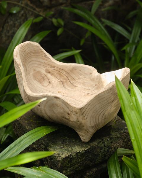 Palawan Raised Wooden Bowl