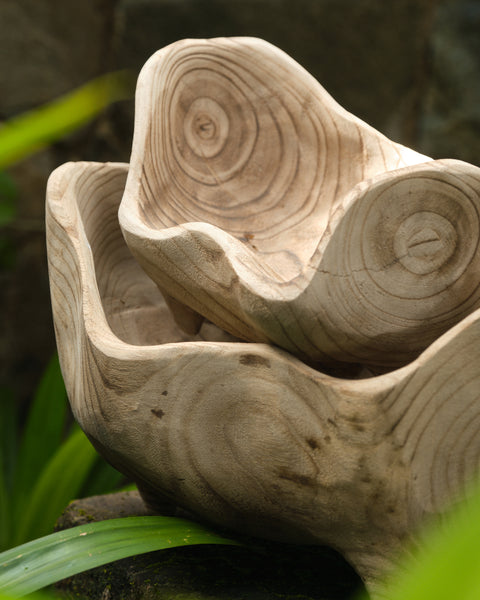 Palawan Raised Wooden Bowl