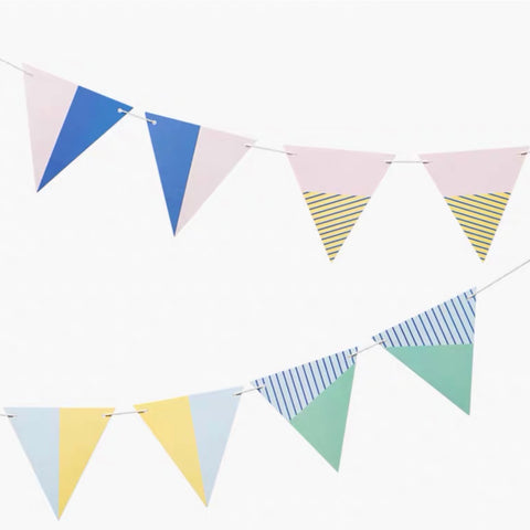 Creamy Pennant Banner (Ice Cream)