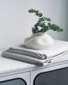 Dove Linen Table Runner