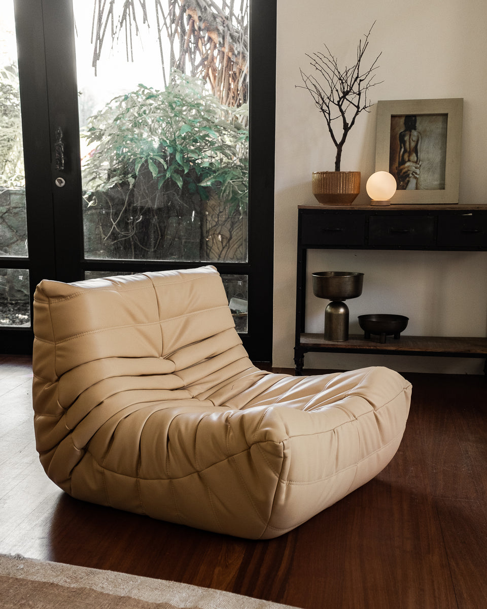 Slouchy Leather Chair – Crane Living