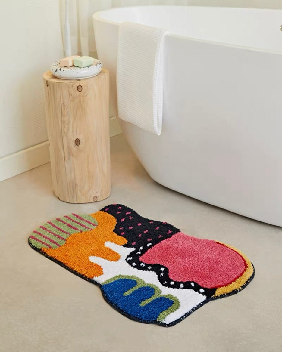 Zadie Abstract Bathroom Mat